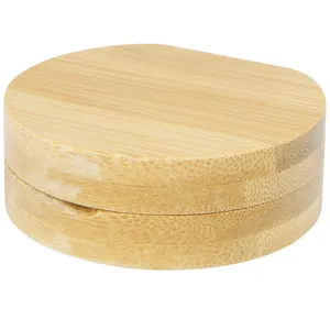 Sustainable Afrodit Bamboo Pocket Vanity <b>Mirror</b> Eco-Friendly Beauty Gadgets - Product Image 3