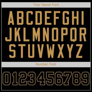 Camiseta de béisbol personalizada con impresión por sublimación OEM, camiseta de béisbol auténtica de oro antiguo negro personalizada - Product Image 2