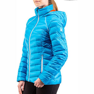 เสื้อแจ็คเก็ตพัฟเฟอร์คุณภาพเยี่ยม สกรีนโลโก้ตามสั่ง สำหรับผู้หญิง วัสดุที่ดีที่สุด รุ่นใหม่ล่าสุด ดีไซน์ซิป ผ้าฟลีซ พิมพ์ลาย ขายดี - Product Image 1