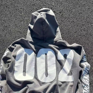 Nueva Ropa de Invierno, Sudadera Corta de Estilo Vintage con Lavado Ácido, Bordada, con Cierre, 100% Algodón de Punto, para Hombre - Product Image 6