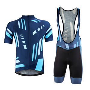 Venta caliente mejor calidad 100% poliéster Material hecho trajes de ciclismo Unisex ciclismo fitness ciclista uniformes conjuntos - Product Image 4
