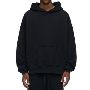 USINE pour hommes pulls à capuche coton Polyester épais surdimensionné sweats à capuche blanc personnalisé bouffée impression sweats à capuche pour unisexe - Product Image 2