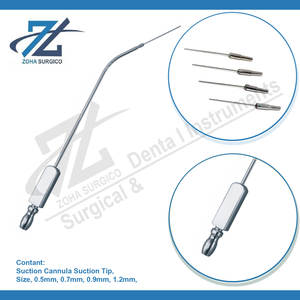 Tube d'aspiration Zoellner avec 4 points Tubes d'aspiration Zoellner en acier inoxydable 0.5 Instruments chirurgicaux de qualité supérieure Pakistan - Product Image 3