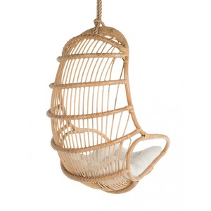 Chaise suspendue en rotin fait à la main - Product Image 5