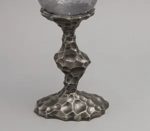 High Quality High Finished Pewter Metal in Aluminum <b>Candelabra</b> Wedding Candle Holder New Design Table Top Display Candle Stand - Product Image 1