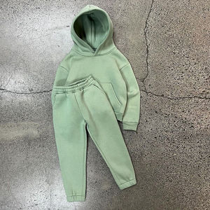 Nuevo Conjunto Deportivo para Niños Otoño 2026, Tendencia Principal, Estilo Urbano, Grueso, 100% Algodón, Felpa, Unisex - Product Image 3