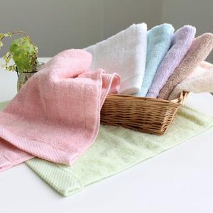 ผ้าขนหนูแบรนด์อิมาบาริ ผลิตตามสั่ง (OEM) ผ้าฝ้าย 100% ผ้าเช็ดมือฟูวาริบ ขนาด 34*80 ซม. 450GSM เส้นด้ายบิดเกลียวเนื้อนุ่ม ผ้าเช็ดหน้าลายริบ นุ่มฟู - Product Image 6