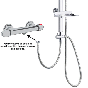 Colonna Doccia Universale Completa in Acciaio Inossidabile Quadrata - Product Image 2