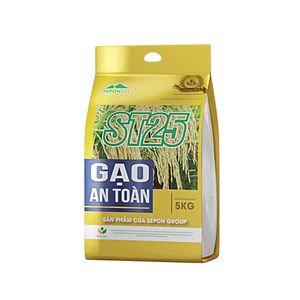 Arroz Blanco de Textura Dura SEPON, Origen Vietnam, 5% de Grano Partido, 5 kg, 100% Seguro, Baja Humedad, Sin Aditivos, Certificación HACCP, ISO 20200, GMP - Product Image 1