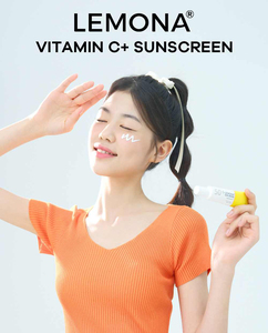 Lemona Vitamin C Sunscreen SPF50 PA Face <b>Sunblock</b> Brightening Moisturizing Lightweight Korean Skincare UV Protection <b>Cream</b> - Product Image 5