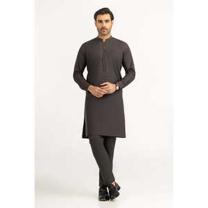 Costume de mariage moderne pour homme SK-S24-097 – Pantalon long à simple boutonnage avec fermeture à braguette boutonnée – Style de marié de luxe - Product Image 3