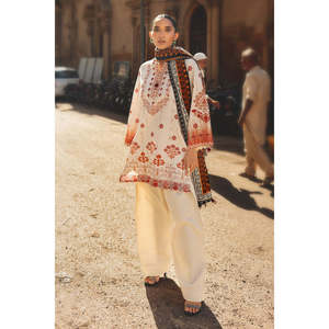 Traje Khaddar de 3 Piezas, 100% Lino Transpirable, con Dupatta, Estampado Digital SC-52004 - Product Image 6