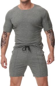 Logo personnalisé Ensemble d'été pour homme de créateur Survêtement de sport d'été pour homme - Product Image 4