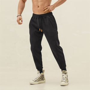 Pantalon de jogging d'hiver en coton polaire, impression personnalisée, style streetwear surdimensionné pour hommes et femmes - Product Image 4