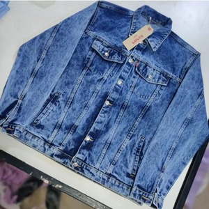 Veste en jean pour femme avec accents de dentelle de cristal avec logo personnalisé et style vieilli personnalisé pour la mode hivernale - Product Image 2