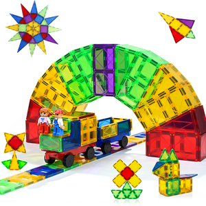 Ensemble de blocs de construction magnétiques 3D, jouets de construction éducatifs pour enfants de 3 ans et plus, avec rivets magnétiques plus puissants - Product Image 2