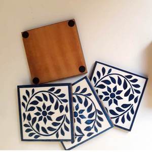 Premium Bone Inlay <b>Coaster</b> Set Luxury Handcrafted <b>Drink</b> <b>Coasters</b> Bone Inlay <b>Coaster</b> Set Decorative Tabletop Beverage Accessories - Product Image 1