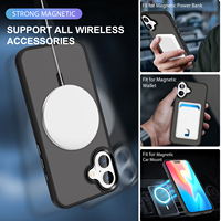 Nueva Funda de Teléfono Móvil Personalizada al por Mayor, Precio de Fábrica, de Lujo, TPU+Acrílico, con Sensación de Piel, Colorida, Magnética, Translúcida, Mate