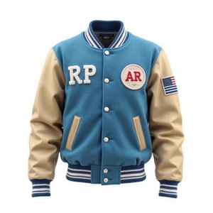 Veste bomber moto et motard unisexe en cuir enduit, imperméable et coupe-vent, qualité supérieure, personnalisable OEM, directement de l'usine - Product Image 1