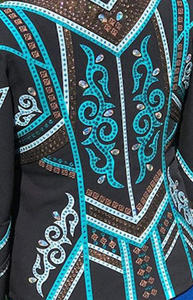 Veste équestre de haute qualité Premium Showmanship Western Horse Riding Jacket Vêtements équestres élégants - Product Image 5