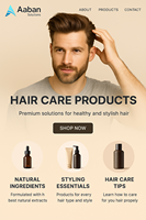 Productos profesionales para el cuidado del cabello Diseño de sitios web Agencia Web asequible Creación de soluciones comerciales en línea modernas y efectivas