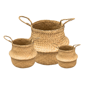 TOP PRODUCT Eco-Friendly Handmade Seagrass <b>Pot</b> from Vietnam Great <b>for</b> <b>Houseplants</b> and Decorative Arrangement - Product Image 1