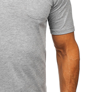 Camiseta Deportiva de Manga Corta para Hombre, Estilo Perfecto, Color Sólido, de Alta Calidad, Secado Rápido y Personalizable - Product Image 6