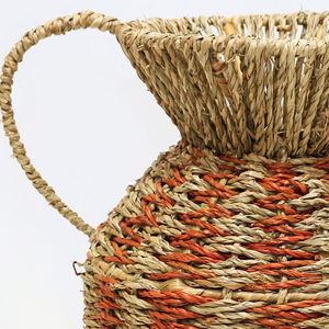 Artex Dong Thap Factory Rustic Water <b>Hyacinth</b> <b>Vase</b> Handmade Woven Flower <b>Vases</b> for Vintage Home Decor & Floral Arrangements - Product Image 2