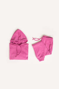 เสื้อกันหนาวแบบสวมศีรษะผ้าฟลีซผ้าฝ้าย100% มีฮู้ดแบบสวมหัวทรงหลวมสำหรับผู้หญิง - Product Image 3