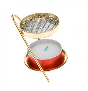 Top Trending Modern Design New Style Brass Incense <b>Oil</b> Burner Golden Finished Fragrance <b>Oil</b> <b>Diffuser</b> Wholesale Bulk Quantity. - Product Image 4