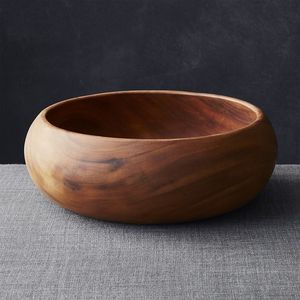DINNER NATURAL BEST WOODEN BOWL SALAD BOWL <b>Set</b> Different Sizes of Wood Bowl <b>Set</b> for Restaurant Kitchen handmade - Product Image 2
