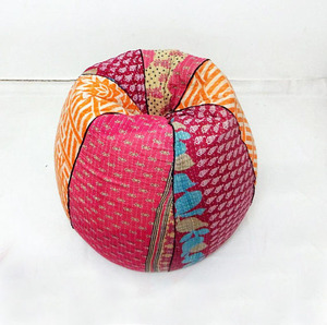 Décor à la maison tissu Antique salon meubles Boho chambre meubles Vintage Kantha rond bohème décoratif brodé - Product Image 3