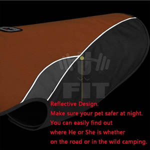 Su geçirmez köpek dış giyer mont soğuk tuval köpek mont önlemek evcil köpek kıyafeti palto yeni tasarım ceket 2025 - Product Image 4