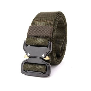 Nouvelle arrivée Ceinture en nylon robuste pour hommes Sangle de ceinture réglable avec boucle en métal - Product Image 1