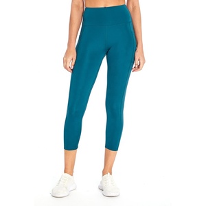 Pantalon de fitness taille haute pour femme Leggings de yoga en spandex en soie à séchage rapide avec levage de la hanche Leggings de sport ajustés - Product Image 1
