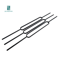 Balustres en fer 1/2 "* 42" Broches d'escalier en métal rectangle Balustrade d'escalier en fer forgé en gros