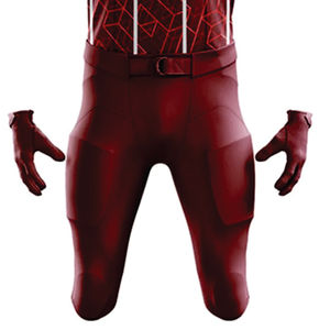 Ensemble d'uniformes de football américain noir marron pour hommes personnalisés matériel respirant sergé vêtements de sport d'entraînement durables en jersey pantalon court - Product Image 5