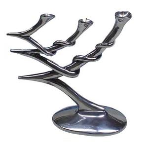 Porte-bougie de Noël en acier inoxydable de luxe, fait main, écologique, tailles personnalisées pour la décoration de la maison, de l'hôtel et de la table à manger - Product Image 4