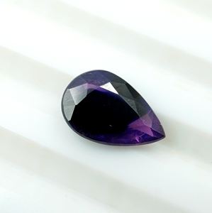 Piedra preciosa de zafiro natural Winza, corte pera, suelta, para la elaboración de joyas, zafiro sin calentar ni tratar. - Product Image 2