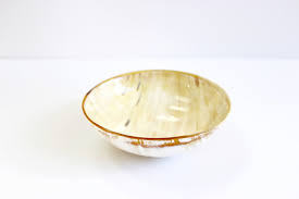 Bol de service en corne au design moderne avec salade en corne/nouilles/soupe bol en corne pour la maison et la cuisine pour un bénéfice sain au meilleur prix - Product Image 2