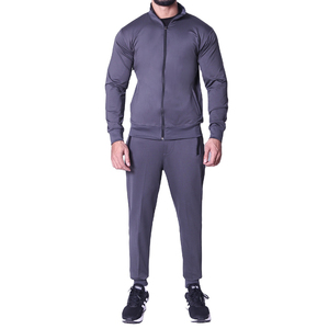 Conjunto Deportivo para Hombre, Talla Grande, Color Sólido, Fácil de Usar, Diseño Flexible, Elástico en Cuatro Direcciones, para Entrenamiento y Actividades Casuales - Product Image 1