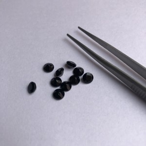Espinela negra Natural de 2,75mm facetada redonda calibrada piedras preciosas sueltas mayorista oferta a granel a precio de fábrica piedras tienda de tendencias - Product Image 3