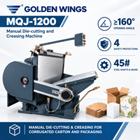 Machine de découpe et de pliage manuelle à vitesse réglable pour boîtes en papier kraft - ML-1200