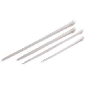 Cable Ties 430x4.8mm White TRANSPAK-Pack of 100 for Cable Management - Product Image 1