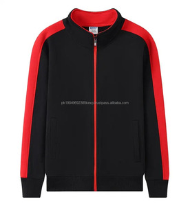 เสื้อแจ็คเก็ตแบบมีซิปเต็มตัวสำหรับพนักงานโรงเรียน  แบบใหม่  ออกแบบโลโก้ได้  เหมาะสำหรับกิจกรรมกลางแจ้ง  ออกกำลังกาย  และกีฬาในมหาวิทยาลัย - Product Image 4