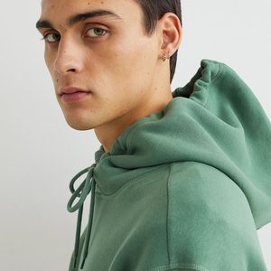 Sudadera con Capucha Personalizada con Lavado Ácido para Hombre, 100% Algodón, Estilo Vintage, Sudadera Holgada Lavada - Product Image 3