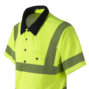 <b>Top</b> Quality Visibility <b>Reflective</b> Safety T-Shirts Custom Logo Hi Vis Short Sleeve Safety T-Shirt Polo <b>Reflective</b> Shirt for Boys - Product Image 2