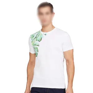Cor Branca Maior Qualidade Taxa De Fábrica OEM Serviço Melhor Fornecedor Mais Recente Estilo Homens Outer Wear T-Shirts