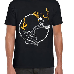 T-shirt décontracté d'été personnalisé pour homme, en coton/fibre de bambou tricoté respirant, anti-plis, séchage rapide, brodé, haute qualité - Product Image 6