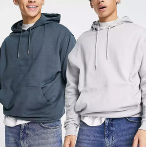 Sudaderas con Capucha de Invierno para Hombre, 100% Algodón, al por Mayor, Económicas, Modernas, Holgadas, con Tela Transpirable Digital para Estilo Urbano - Product Image 2